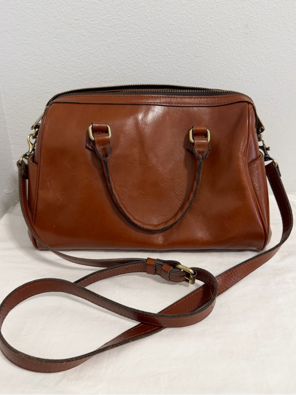 Patricia Nash Skye Stachel Handbag brown leather